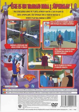 Superman - Shadow of Apokolips box cover back
